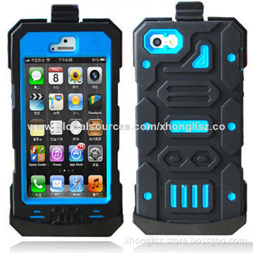 Waterproof Silicone Cases for iPhone 5/5S, OEM & ODM are Welcome